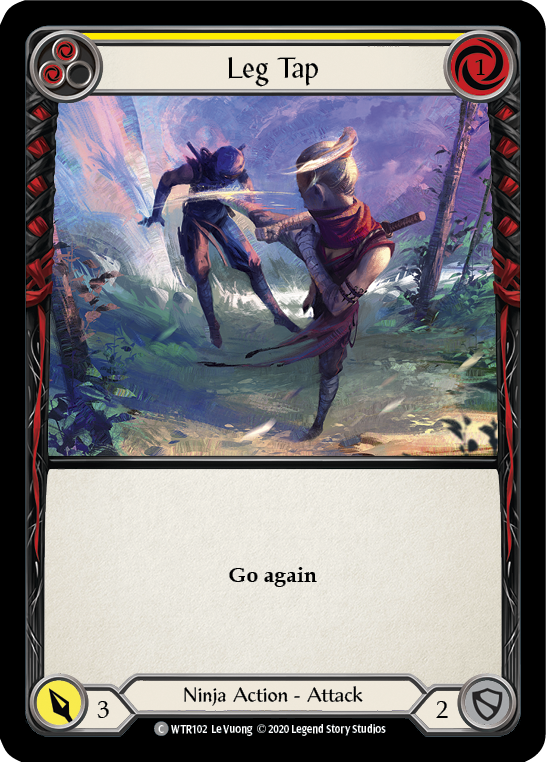 Leg Tap (Yellow) [Welcome to Rathe Unlimited] Unlimited Rainbow Foil