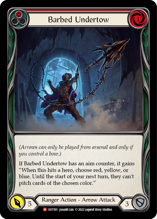 Barbed Undertow [Outsiders] Rainbow Foil