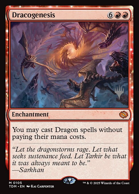 Dracogenesis (105p) [Tarkir: Dragonstorm Promos]