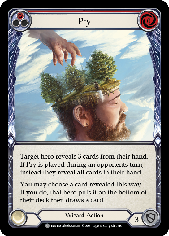 Pry (Red) [Everfest] 1st Edition Rainbow Foil