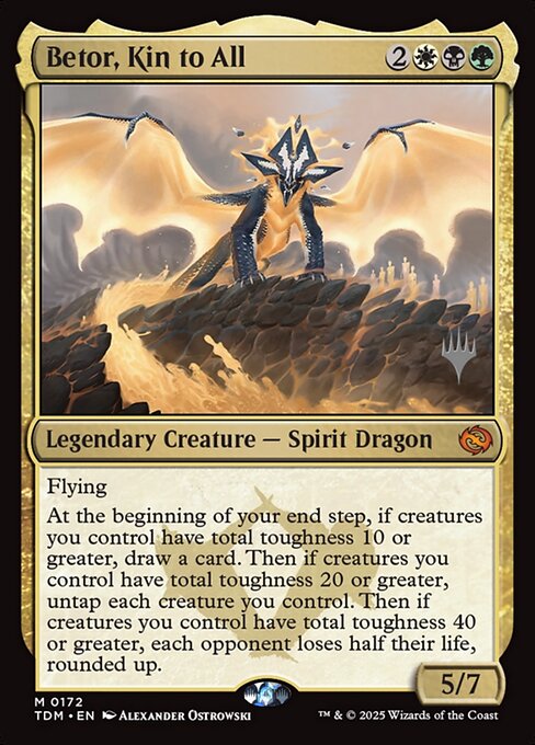 Betor, Kin to All (172p) [Tarkir: Dragonstorm Promos]