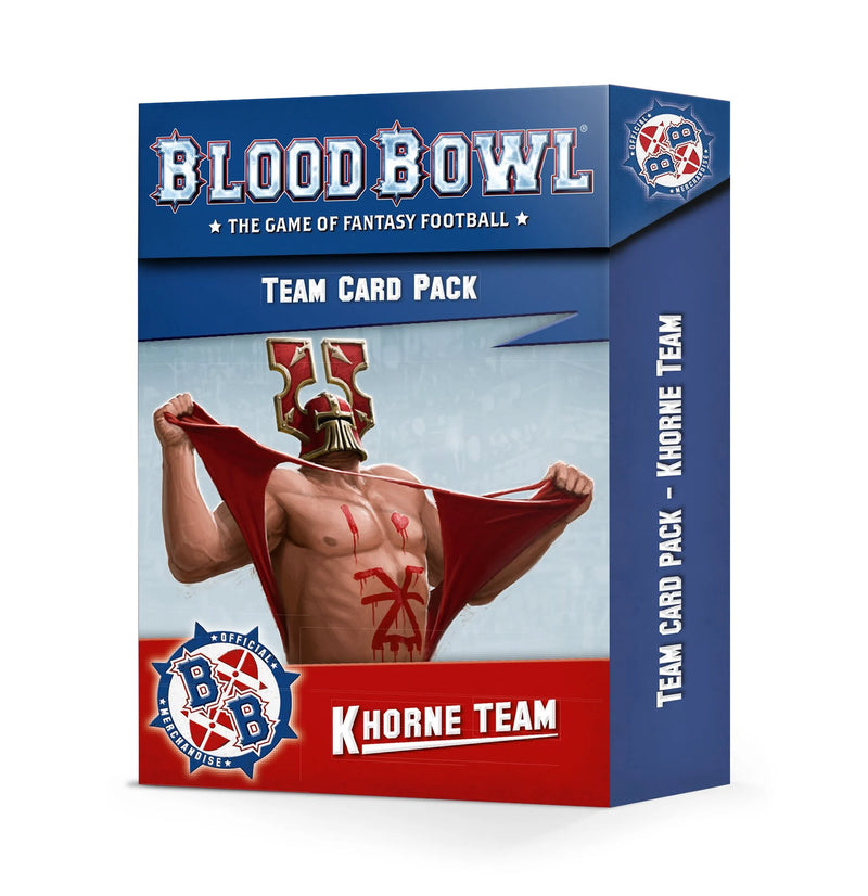 BLOOD BOWL - KHORNE TEAM CARD PACK (FR)