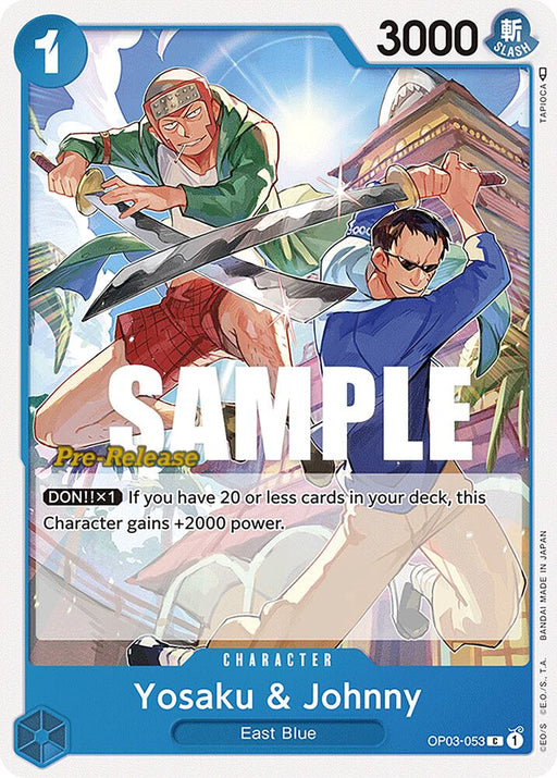 Yosaku & Johnny (OP03-053) [Pillars of Strength Pre-Release Cards]