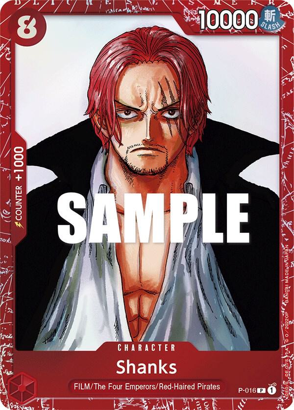 Shanks (Premium Card Collection -ONE PIECE FILM RED Edition-) (P-016) [One Piece Promotion Cards]