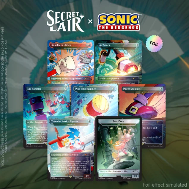Secret Lair x Sonic : Édition Turbo Gear Foil (Anglais)