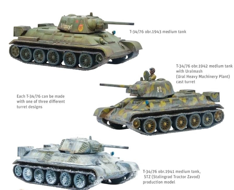 Bolt Action: Char d'Assaut Moyen T-34/76 (Anglais)