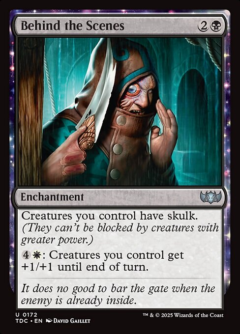 Behind the Scenes (172) [Tarkir: Dragonstorm Commander]