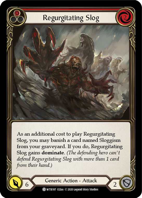 Regurgitating Slog (Red) [Welcome to Rathe Unlimited] Unlimited Rainbow Foil