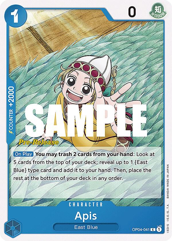 Apis (OP04-041) [Kingdoms of Intrigue Pre-Release Cards]