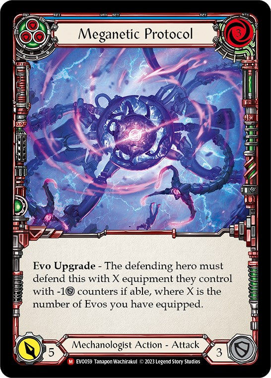 Meganetic Protocol [Bright Lights] Rainbow Foil