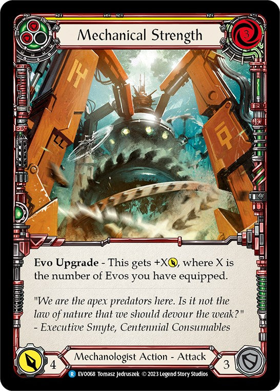 Mechanical Strength (Yellow) [Bright Lights] Rainbow Foil