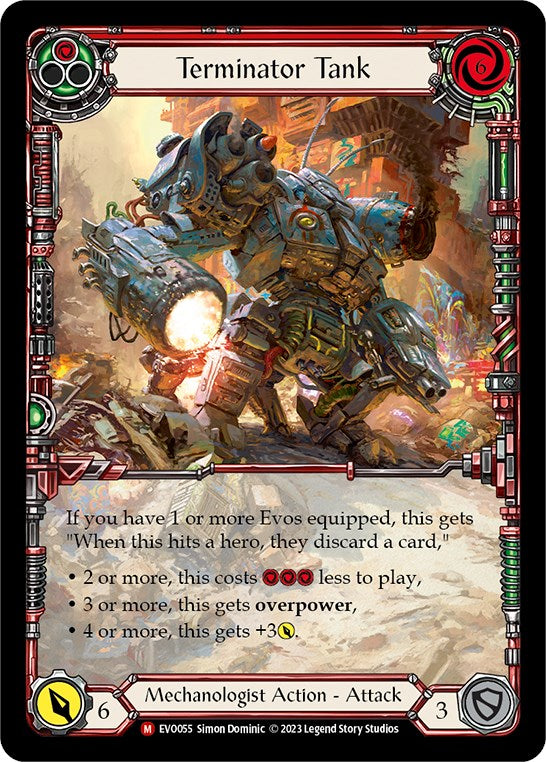 Terminator Tank (Extended Art) [Bright Lights] Rainbow Foil