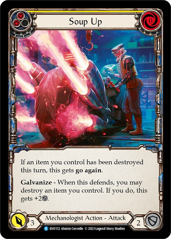 Soup Up (Yellow) [Bright Lights] Rainbow Foil