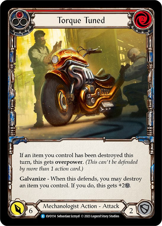 Torque Tuned (Red) [Bright Lights] Rainbow Foil