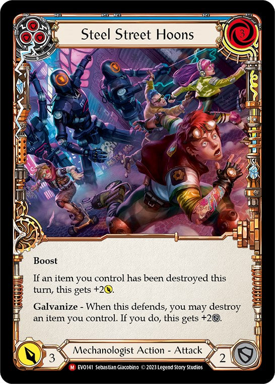 Steel Street Hoons [Bright Lights] Rainbow Foil