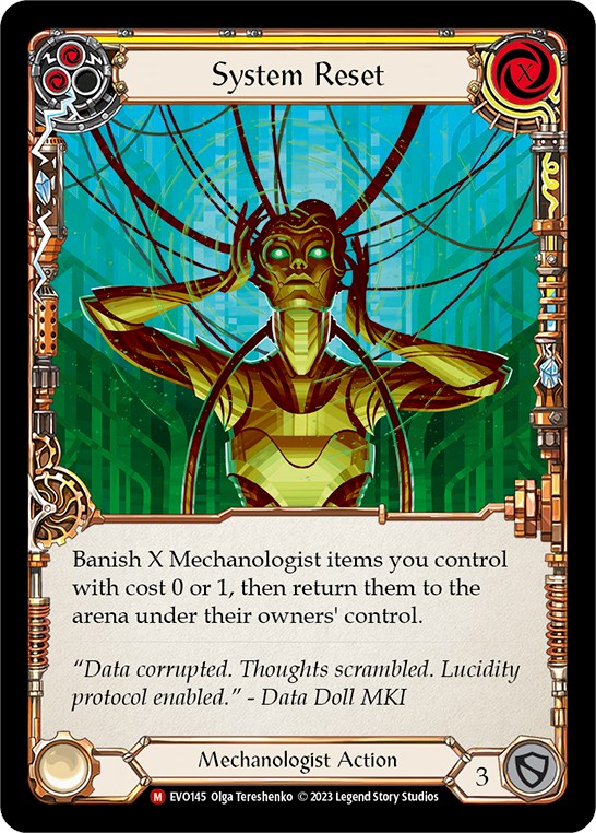 System Reset [Bright Lights] Rainbow Foil