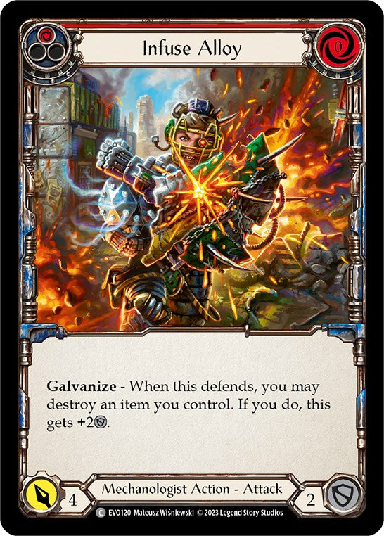 Infuse Alloy (Red) [Bright Lights] Rainbow Foil