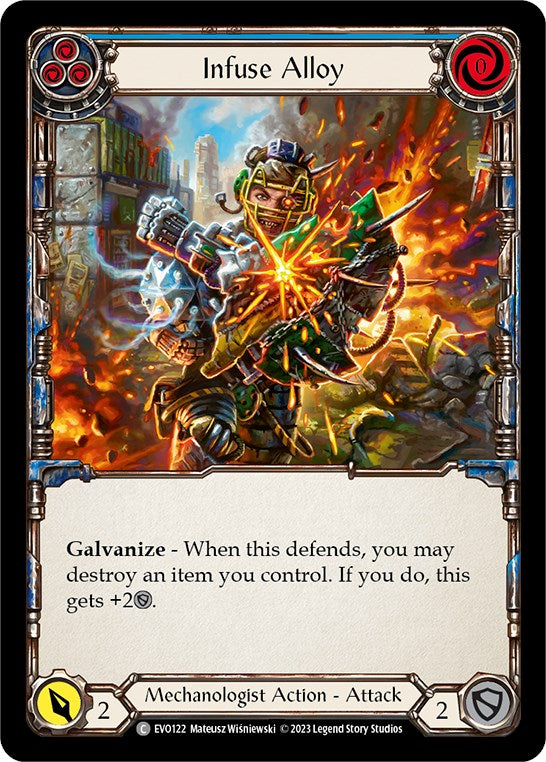 Infuse Alloy (Blue) [Bright Lights] Rainbow Foil