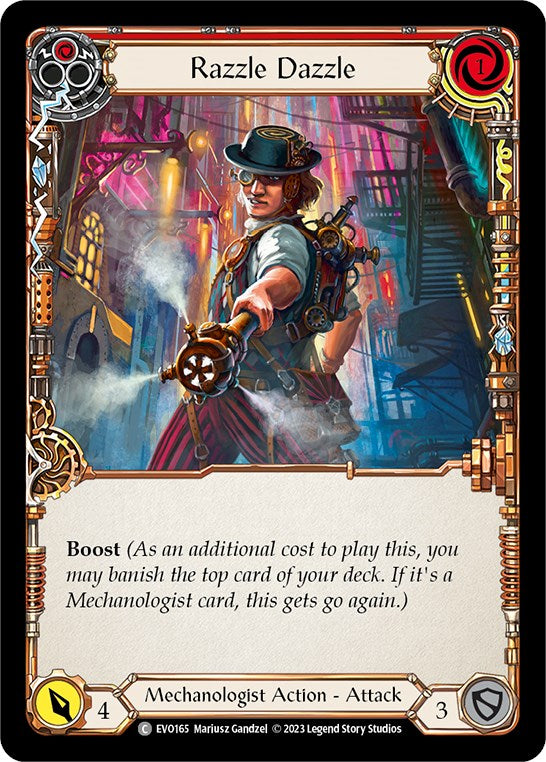 Razzle Dazzle (Red) [Bright Lights] Rainbow Foil