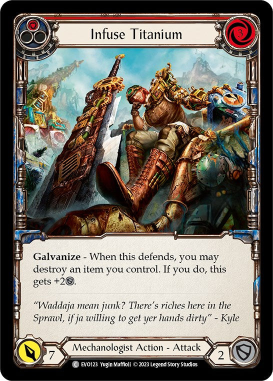 Infuse Titanium (Red) [Bright Lights]