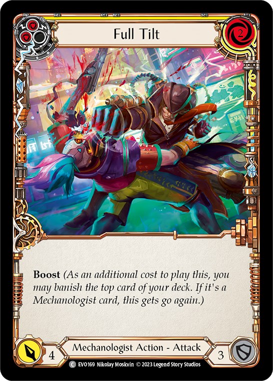 Full Tilt (Yellow) [Bright Lights] Rainbow Foil