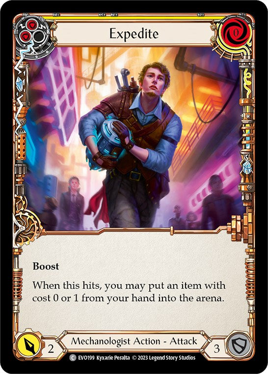 Expedite (Yellow) [Bright Lights] Rainbow Foil