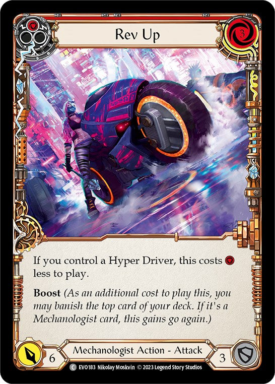 Rev Up (Red) [Bright Lights] Rainbow Foil
