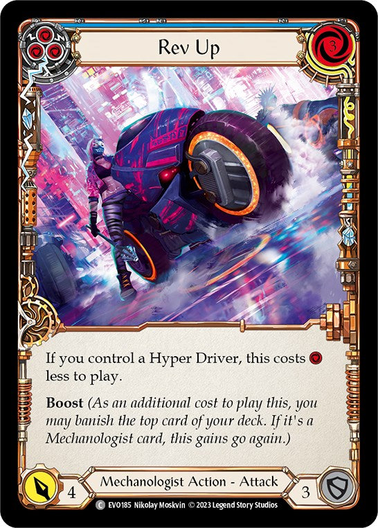Rev Up (Blue) [Bright Lights] Rainbow Foil
