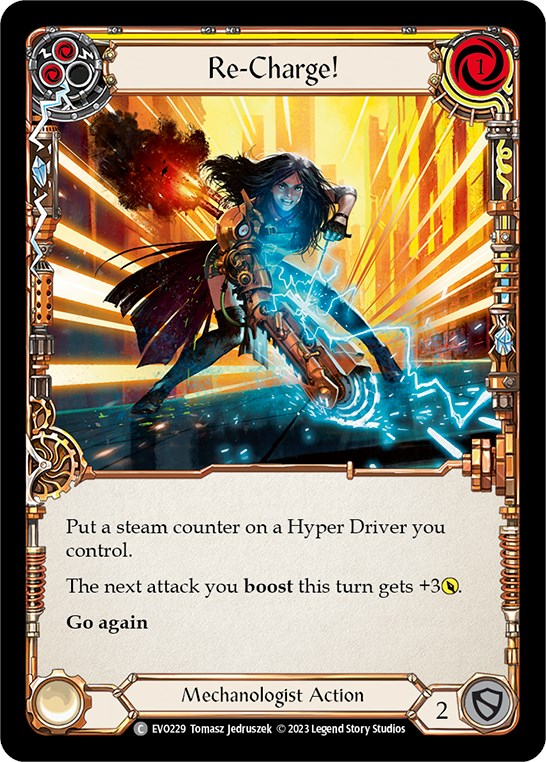 Re-Charge! (Yellow) [Bright Lights] Rainbow Foil