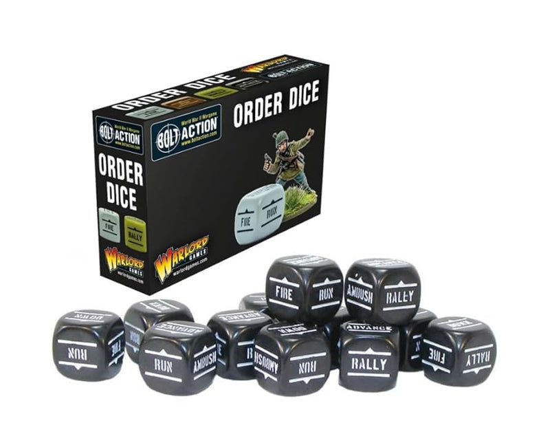 Bolt Action: Orders Dice Pack - Black