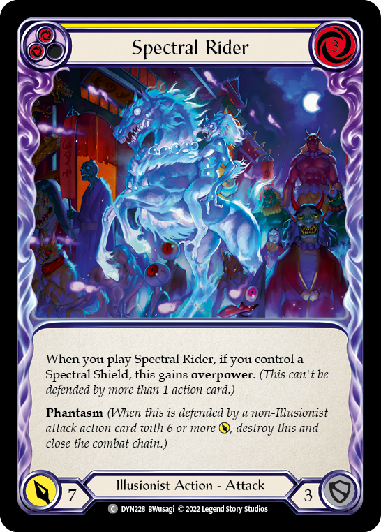 Spectral Rider (Yellow) [Dynasty]