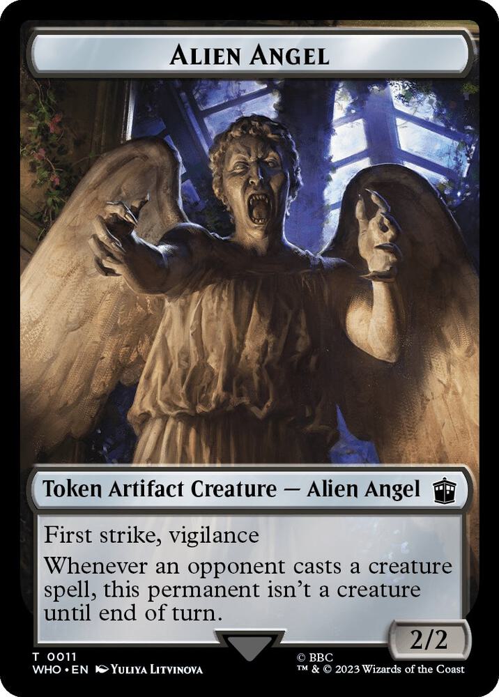 Alien Angel // Mutant Double-Sided Token (11 // 18) [Doctor Who]