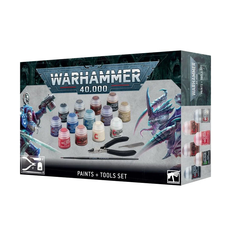 Warhammer : 40,000 - Paints + Tools Set