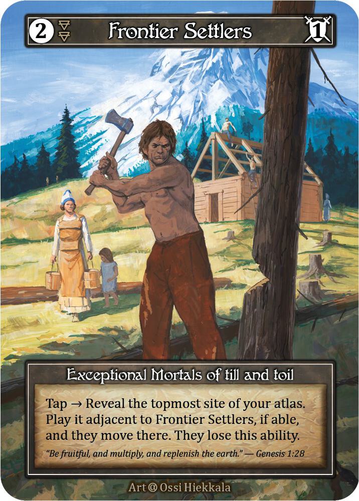 Frontier Settlers (Foil) [Alpha]
