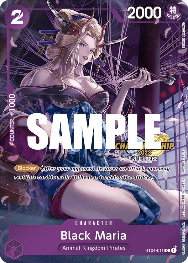 Black Maria (CS 2023 Celebration Pack) (ST04-011) [One Piece Promotion Cards]