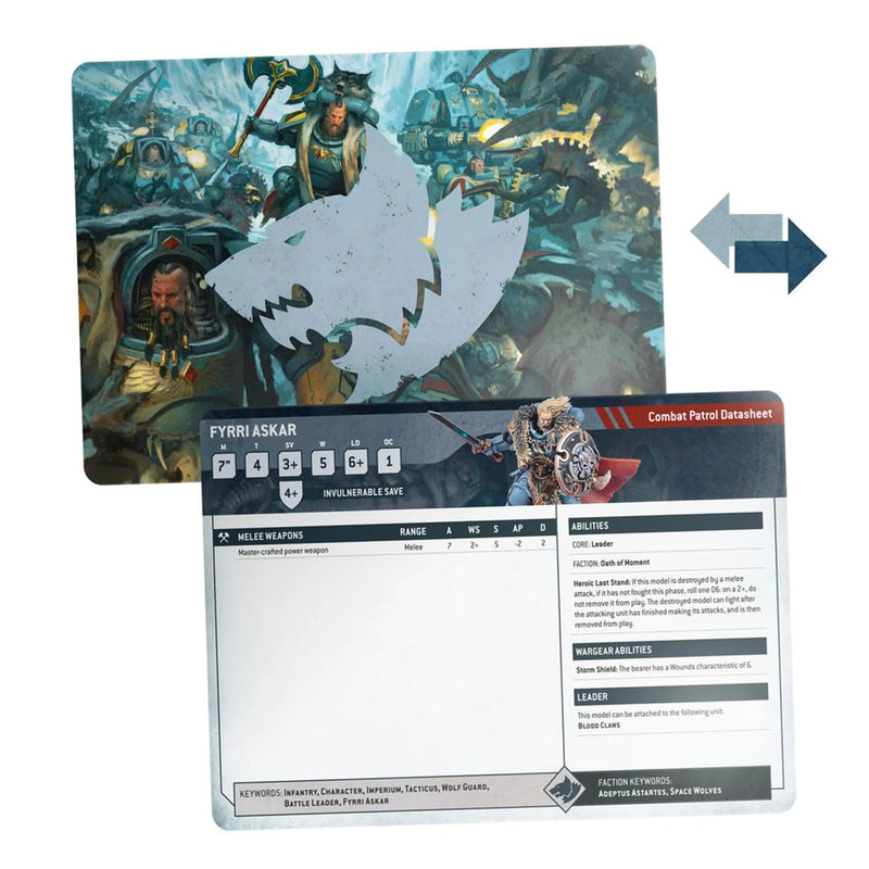 Warhammer 40k - Fiches Techniques: Space Wolves (Anglais) (Du Set D'Armée) (2025-06-07)