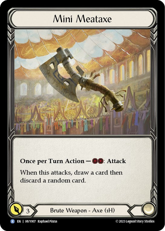 Mini Meataxe [Heavy Hitters] Cold Foil