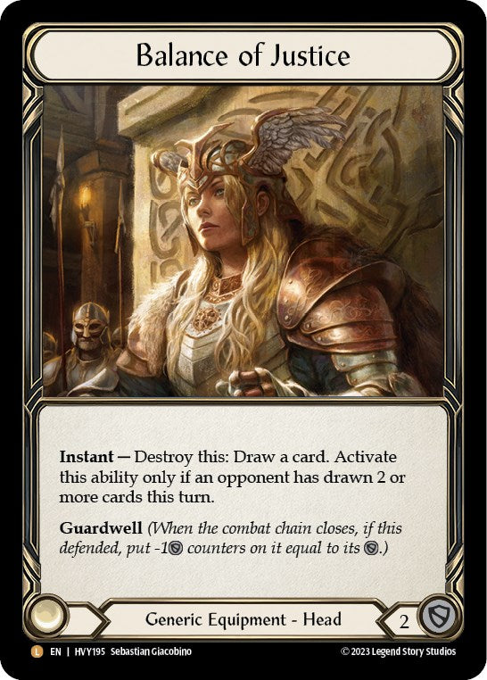 Balance of Justice [Heavy Hitters] Rainbow Foil