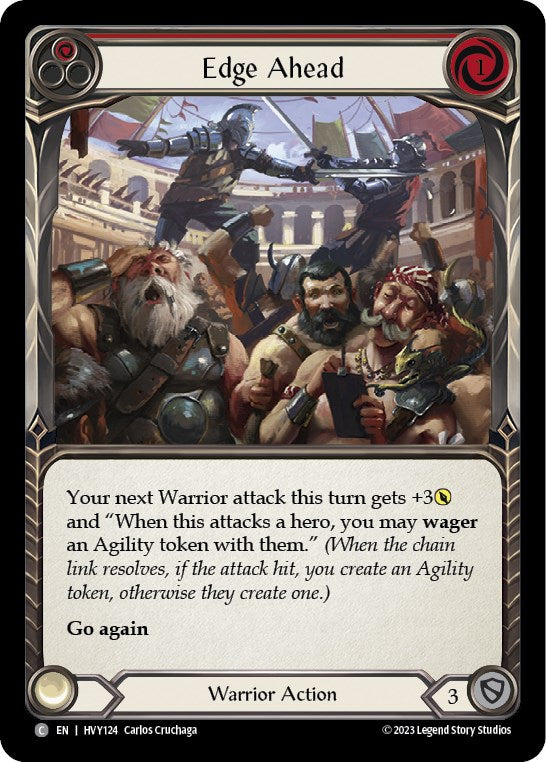 Edge Ahead (Red) [Heavy Hitters] Rainbow Foil