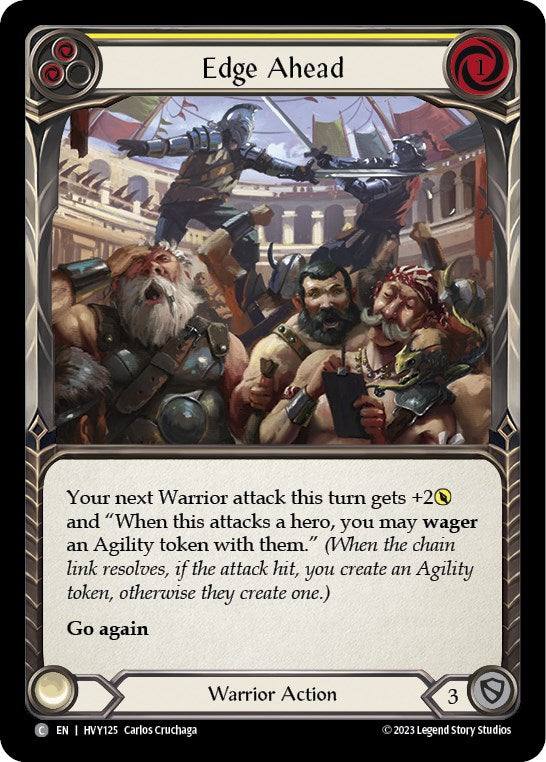 Edge Ahead (Yellow) [Heavy Hitters] Rainbow Foil
