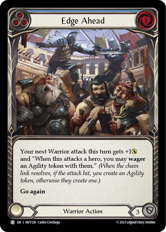 Edge Ahead (Blue) [Heavy Hitters] Rainbow Foil