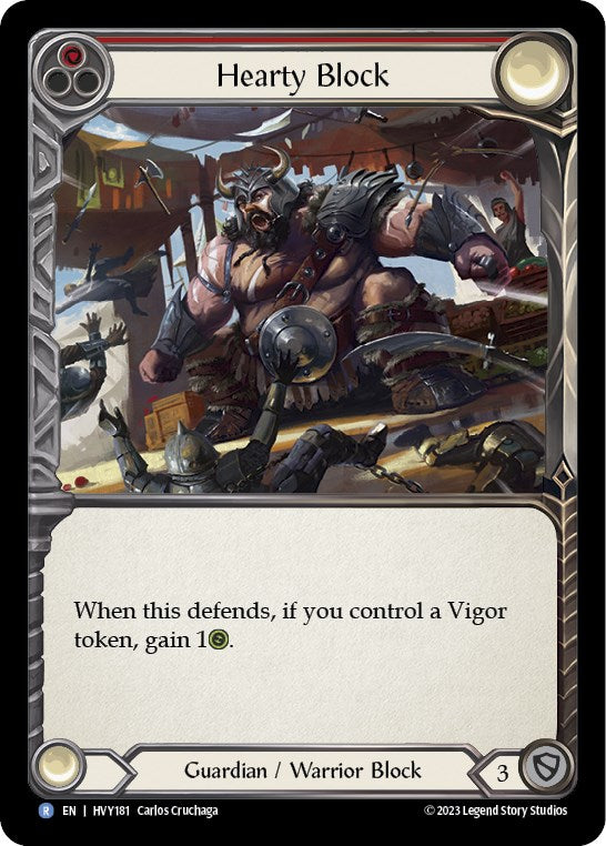 Hearty Block [Heavy Hitters] Rainbow Foil