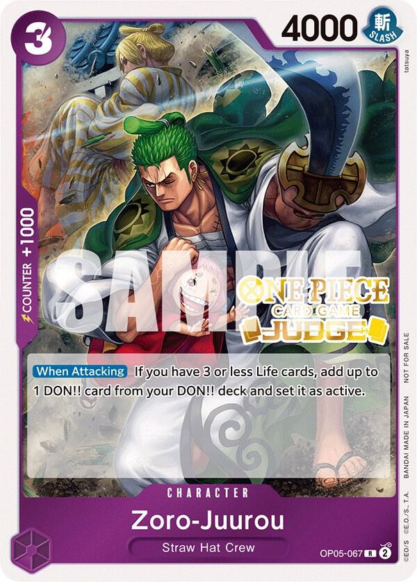 Zoro-Juurou (Judge Pack Vol. 3) (OP05-067) [One Piece Promotion Cards]