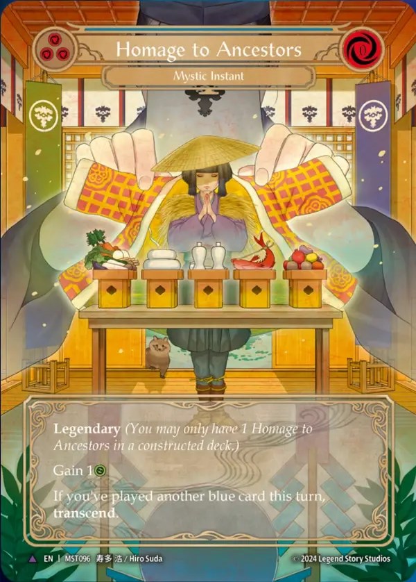 Homage to Ancestors (Marvel) [Part the Mistveil] Cold Foil