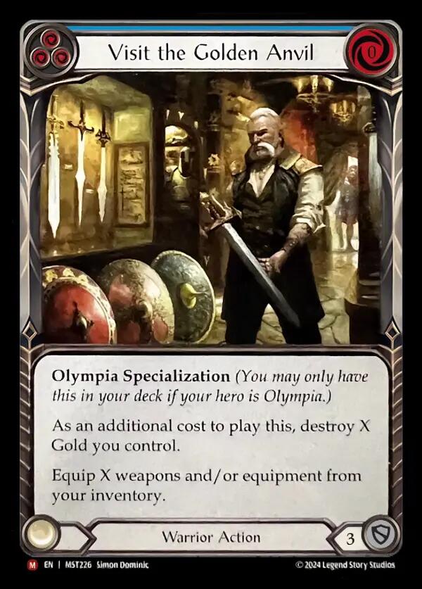 Visit the Golden Anvil [Part the Mistveil] Rainbow Foil