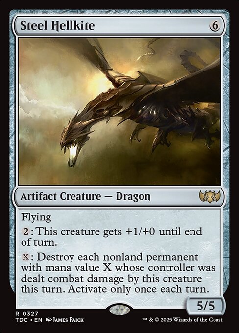 Steel Hellkite (327) [Tarkir: Dragonstorm Commander]