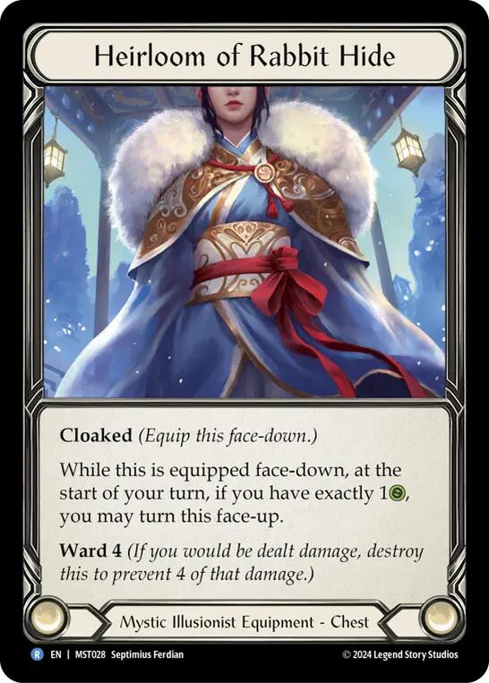 Heirloom of Rabbit Hide [Part the Mistveil] Cold Foil