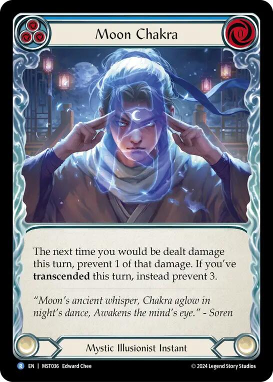 Moon Chakra (Blue) [Part the Mistveil] Rainbow Foil
