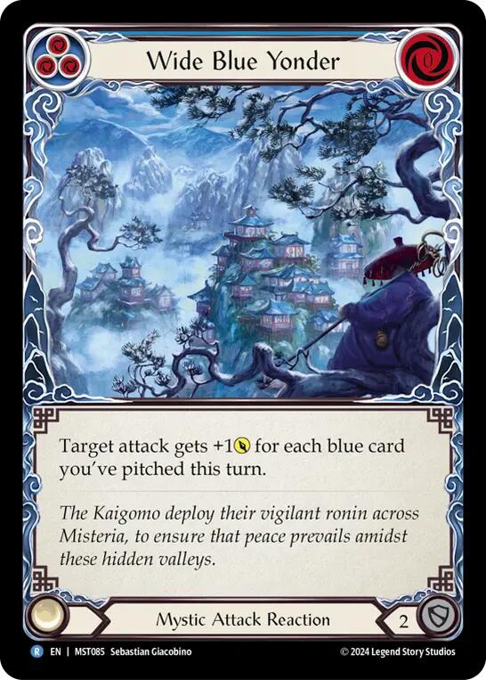 Wide Blue Yonder [Part the Mistveil] Rainbow Foil