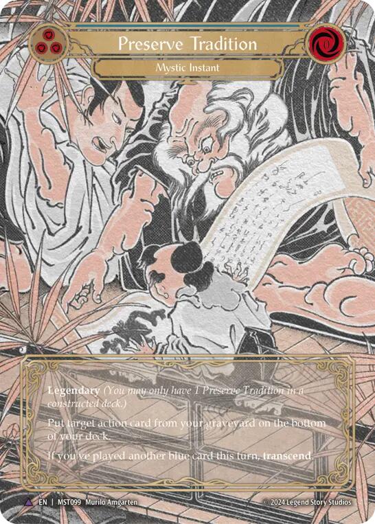 Preserve Tradition // Inner Chi (Marvel) [Part the Mistveil] Cold Foil